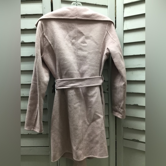Tahari Elle wrap coat, handmade, wool blend, size S - Picture 3 of 5